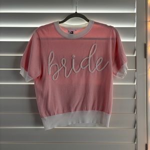 Queen of Sparkles Bride Sweater Top